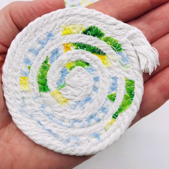 Stocking Stuffer Bundle, Car Cup Holder Coasters 4 Sets of 2 (8 Coasters) Lemons - Picture 4 of 4